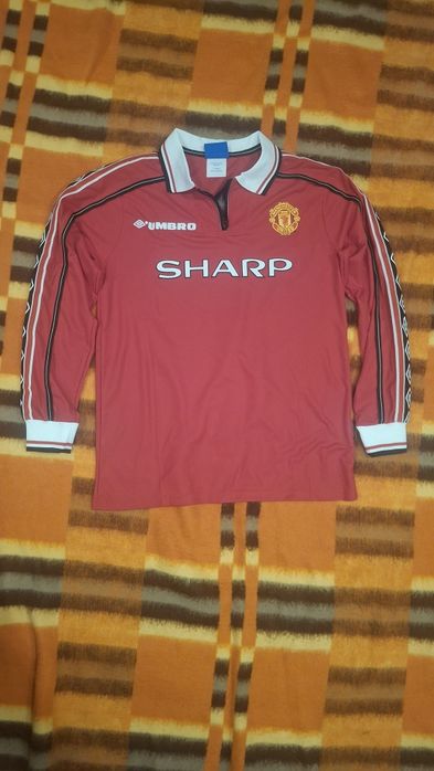 Koszulka piłkarska manchester united 98/99 Beckham longsleeve