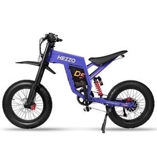 Bicicleta eletrica Hezzo D5 3000w 30ah 60v offroad downhill btt mota