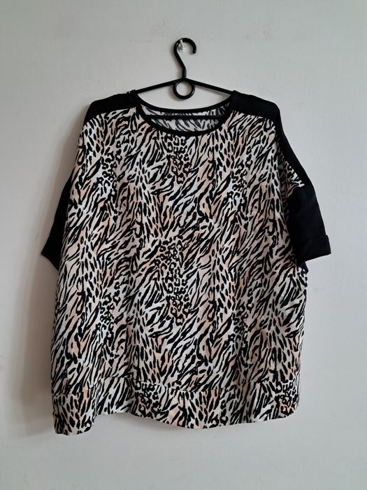 Bluzka krótki rękaw 16/18  - 100% wiskoza