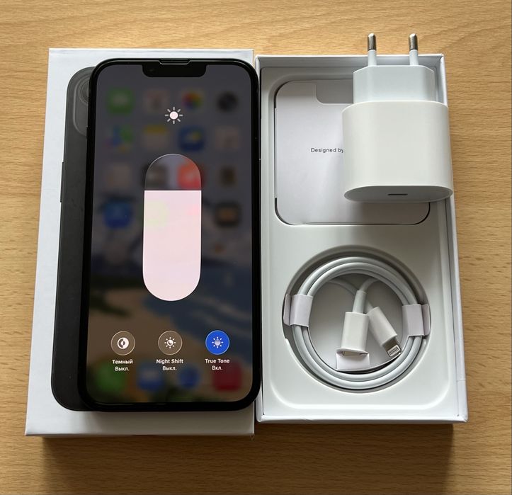 iPhone 13 128ГБ Black Neverlock (акб 100%)