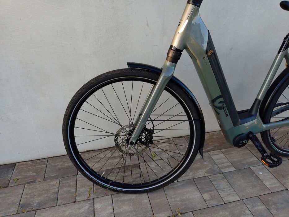 Rower elektryczny koga e-via  2024 rok pasek