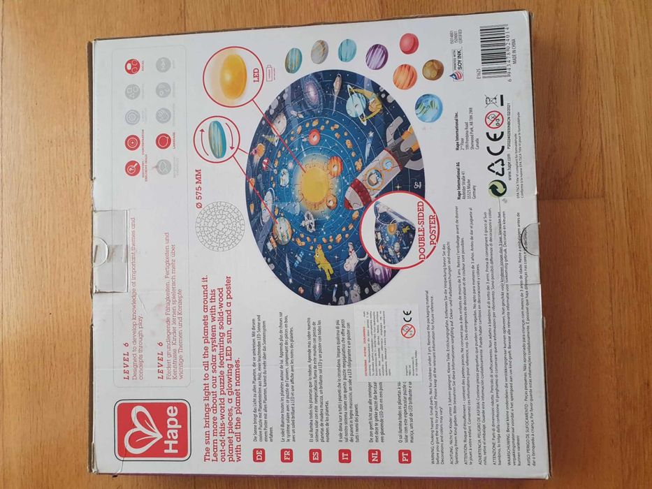 Hape, puzzle, Układ Słoneczny, 102 el.