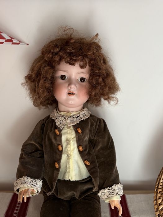 Antique Armand Marseille 390 All-Porcelain Boy Doll 71 cm