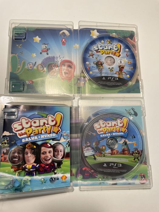 PS3- Little Big Planet, Angry Birds, Sports e Start the Party