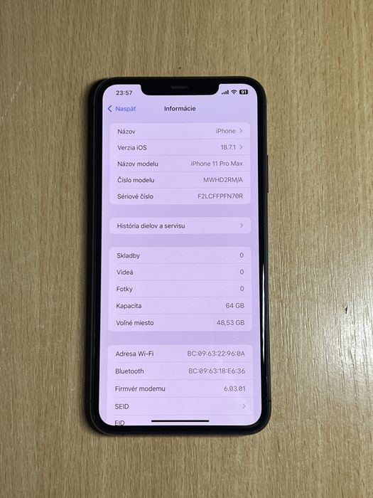 iPhone 11 Pro Max 64 gb графитовый