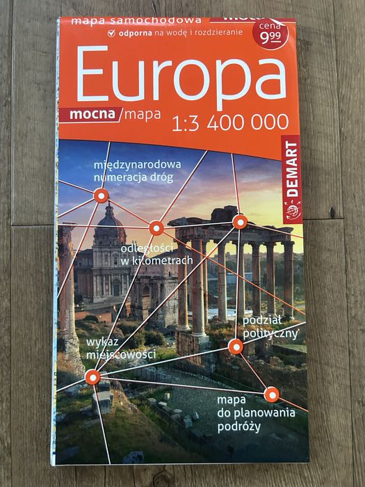 Europa mapa samochodowa