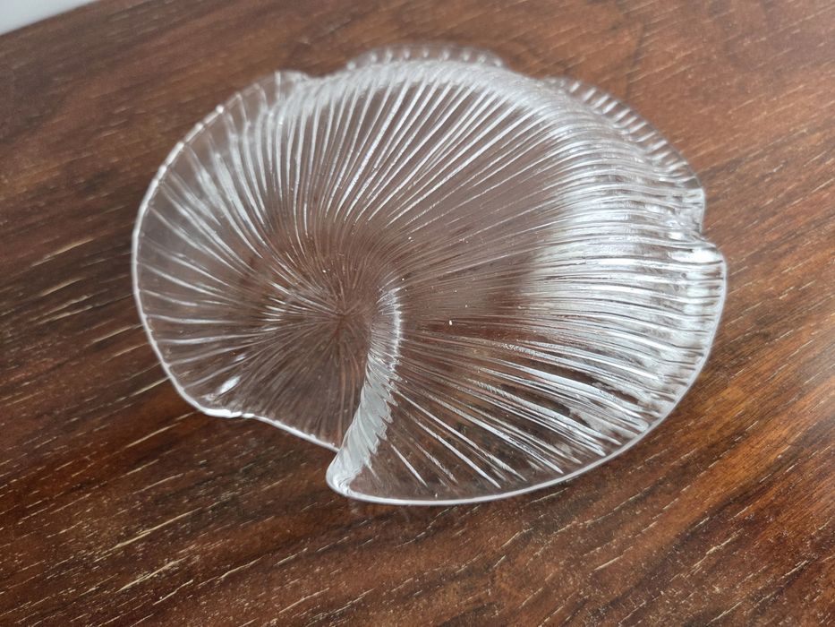 Taça concha vidro vintage
