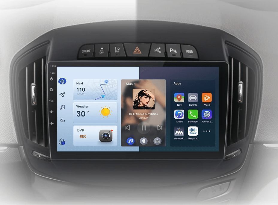 Opel Insignia 2013-2017 – Radio Android 15 9" CarPlay Android Auto 2GB/64GB GPS Nawigacja Stacja Multimedialna WiFi Bluetooth DSP PL