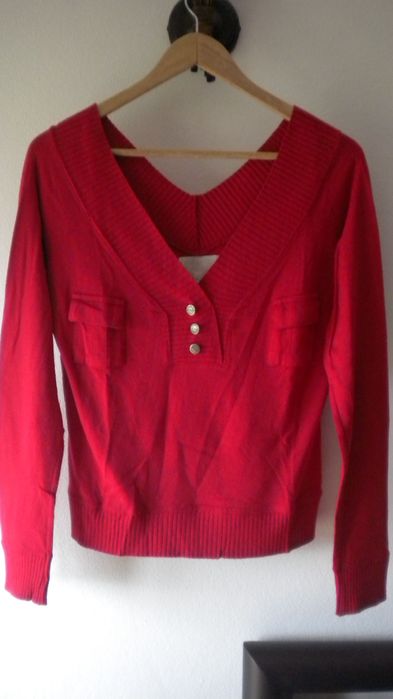 Camisola Vermelha Bershka L