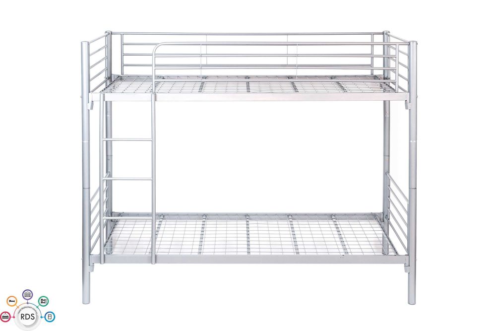 Łóżko metalowe piętrowe Łóżka wojskowe hostelowe domowe 90x200 cm