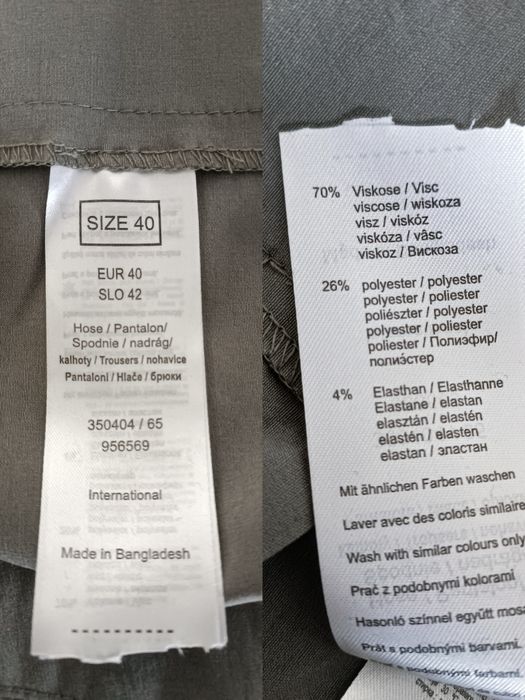 Spodnie Orsay 40 na M L XL stalowe typu guma