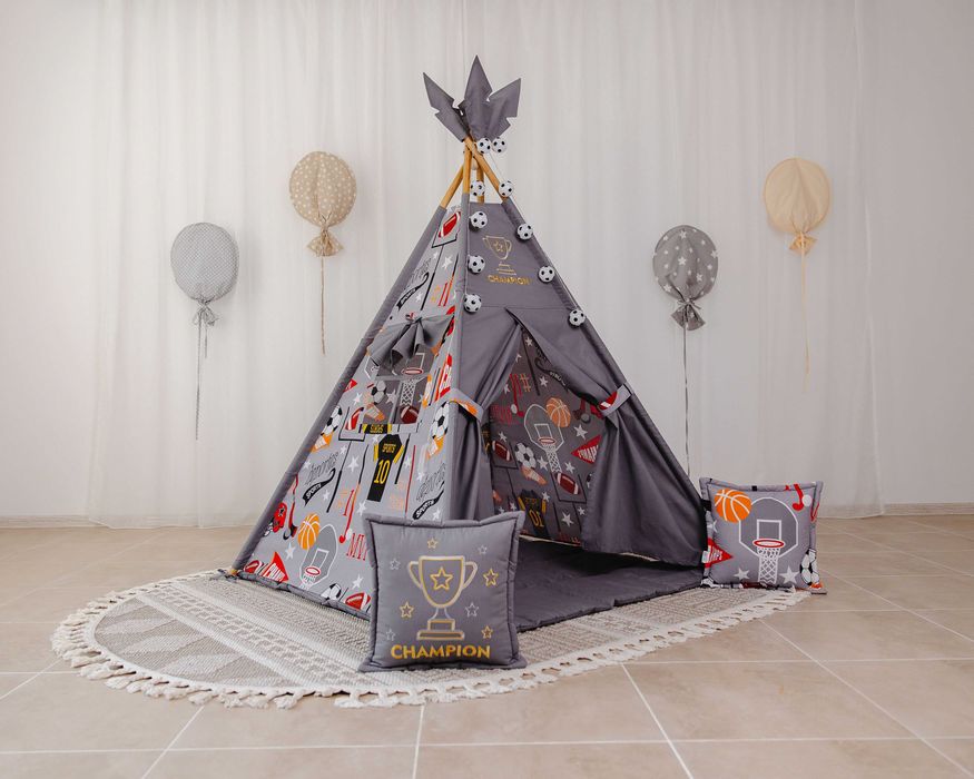 Вігвам в дитячу для хлопчика Чемпіон. Повний комплект