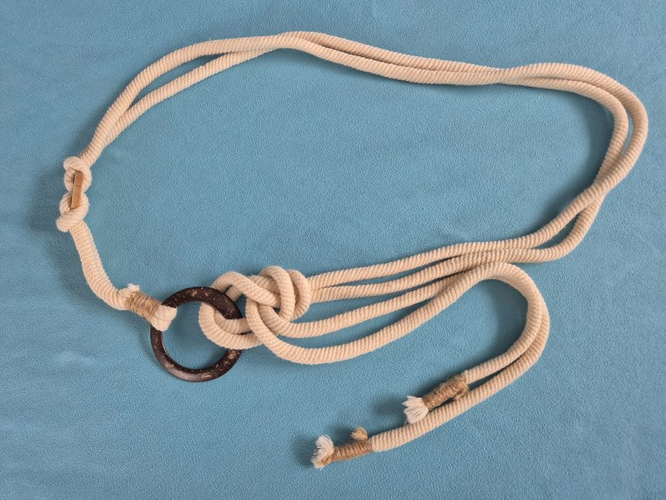 Pasek sznurkowy boho