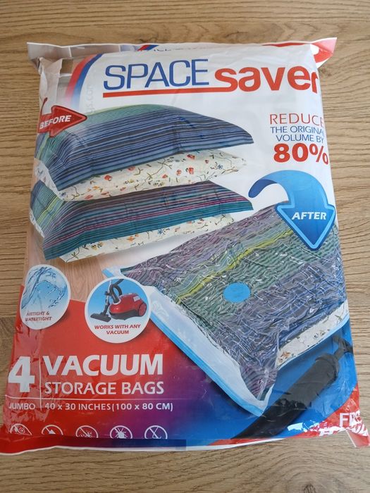 Paczka worków próżniowych (4 szt) 100x80 cm Space saver