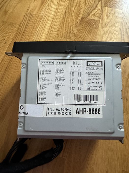 Штатна магнітола на vw passat b 7 америка