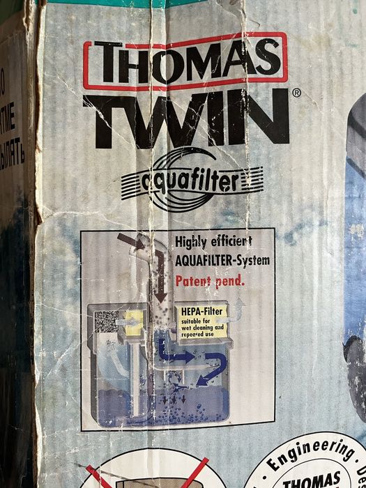 немецкий оригинал моющий пылесос Thomas twin