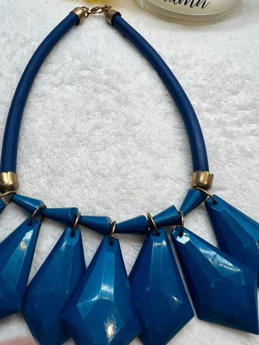 Naszyjnik fasetowany sztuczny kolia Kleopatra casual boho 4