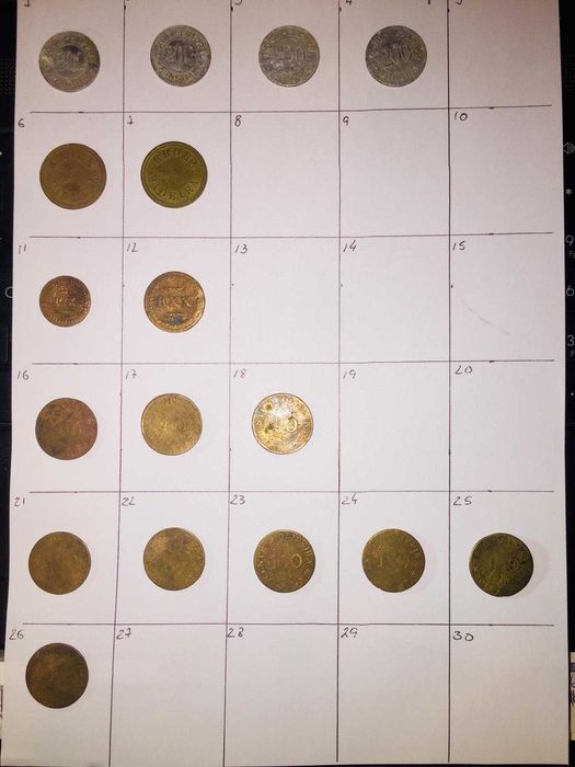 Fichas Raras da Ilha da Madeira/ Tokens