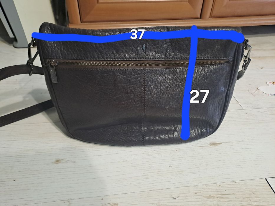 Torebka listonoszka Ochnik skora