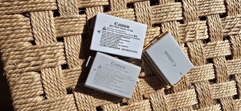 Duas câmaras Canon