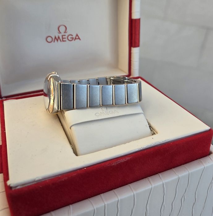 Omega Constellation 24mm z 12 diamentami  Bicolor 18k  pełny zestaw