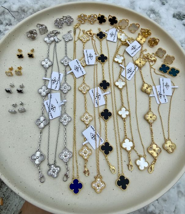 Bransoletka koniczyna VC na sty l van cleef & arpels