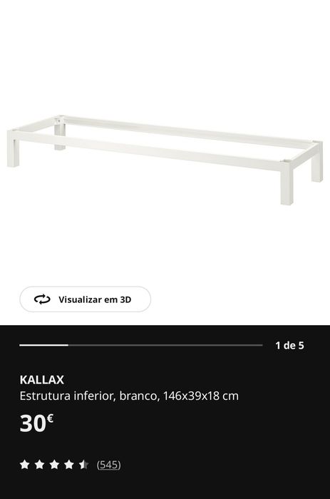 IKEA KALLAX estrutura inferior
