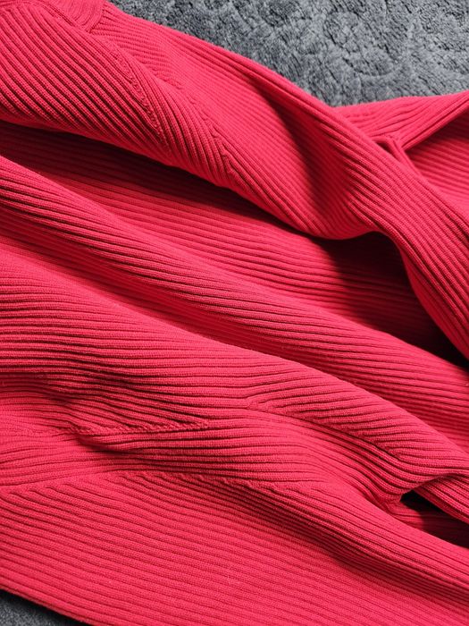 Dilvin knit sweter sweterek golf basic bluzka bluzeczka czerwień