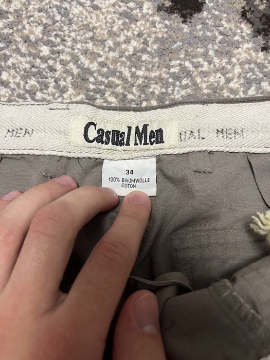 Штани карго casual men на затяжках