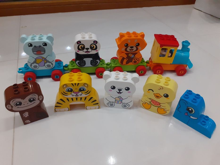 Lego duplo-pociąg że zwierzętami