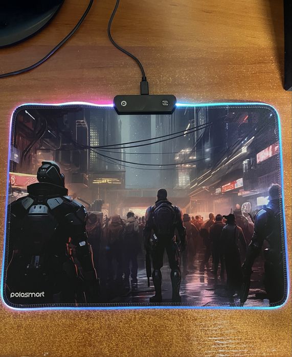 rgb коврик для мишки