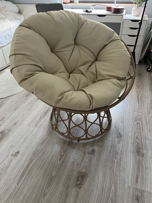 Fotel ogrodowy, balkon, obracany technorattan