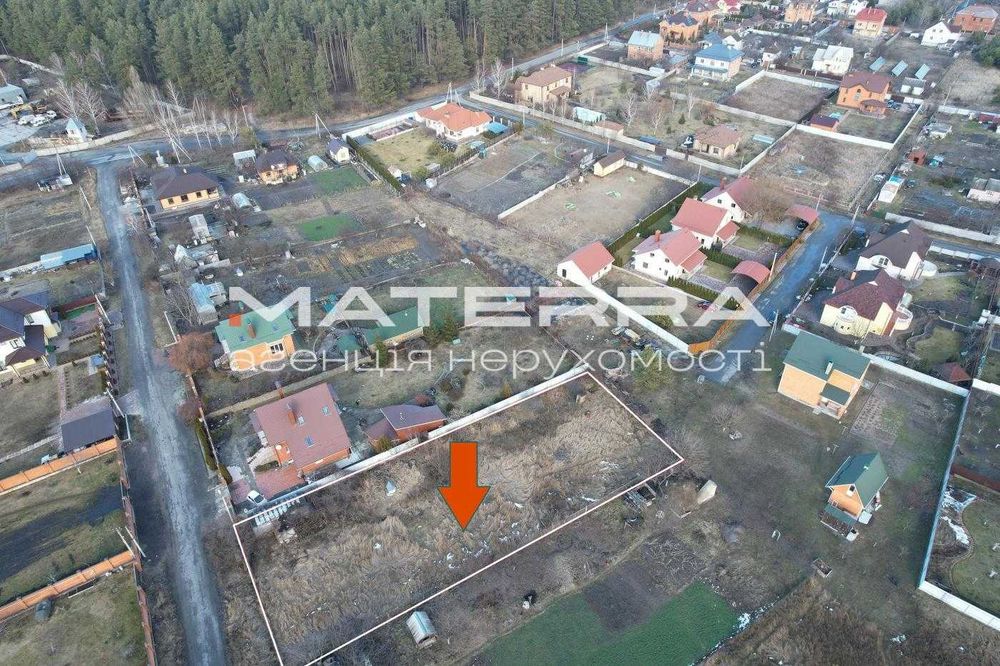 Гореничі двох фасадна ділянка 14,5 сот. Асфальт, Ліс!