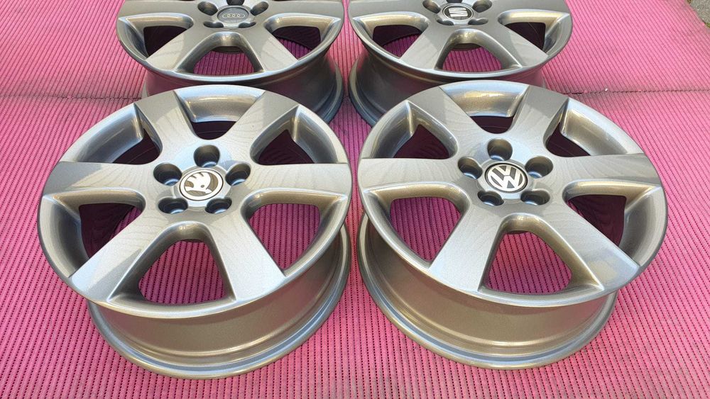 3789-Jantes 15 5x100 Originais VW Polo, tbm para Seat, etc