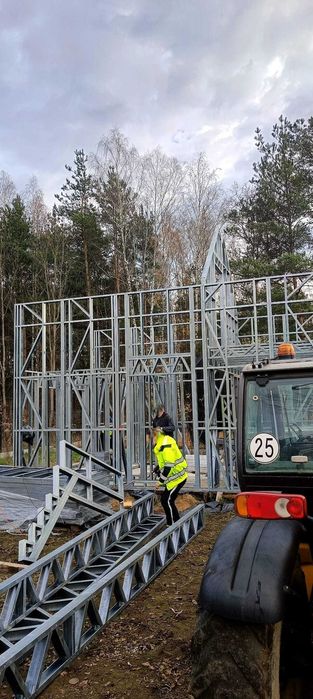 Domek CAŁOROCZNY 46,99m2 EKONEST35 na konstrukcji STALOWEJ LGS
