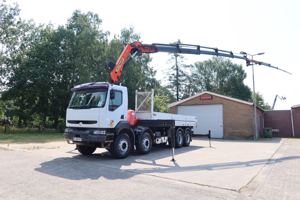 RENAULT KERAX 340cv Grua Palfinger PK27000 c/Gib RadioComando Caixa Tri-Basculante Apenas 200.000km #OPORTUNIDADE#