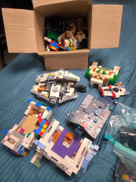 LEGO Minecraft, Star Wars, Technic – великий лот, оригінал, інструкції