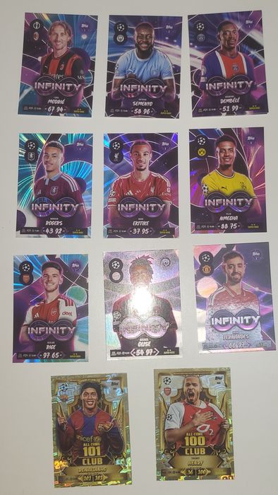 Cartas especiais / limited edition MATCH ATTAX UEFA Champions 20th Anniversary - Época 2026/27