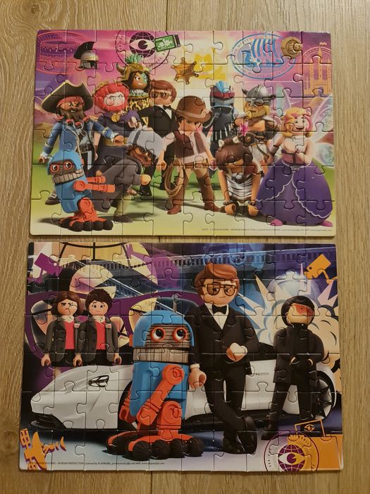 Puzzle Playmobil The Movie 2x60 elementów Clementoni