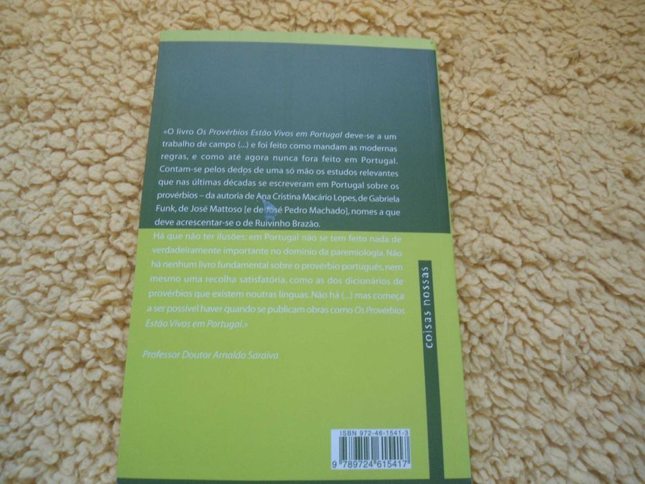 Os Provérbios estão vivos em Portugal por José Ruivinho Brazão