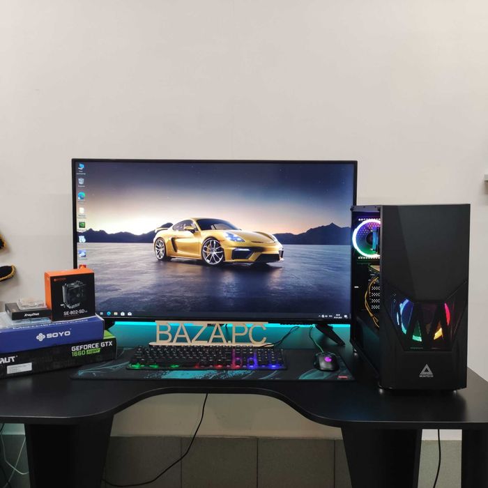 Компютер Новый Ryzen 5 5500, 16GB DDR4, GTX 1660 Super 6GB, SSD 500GB