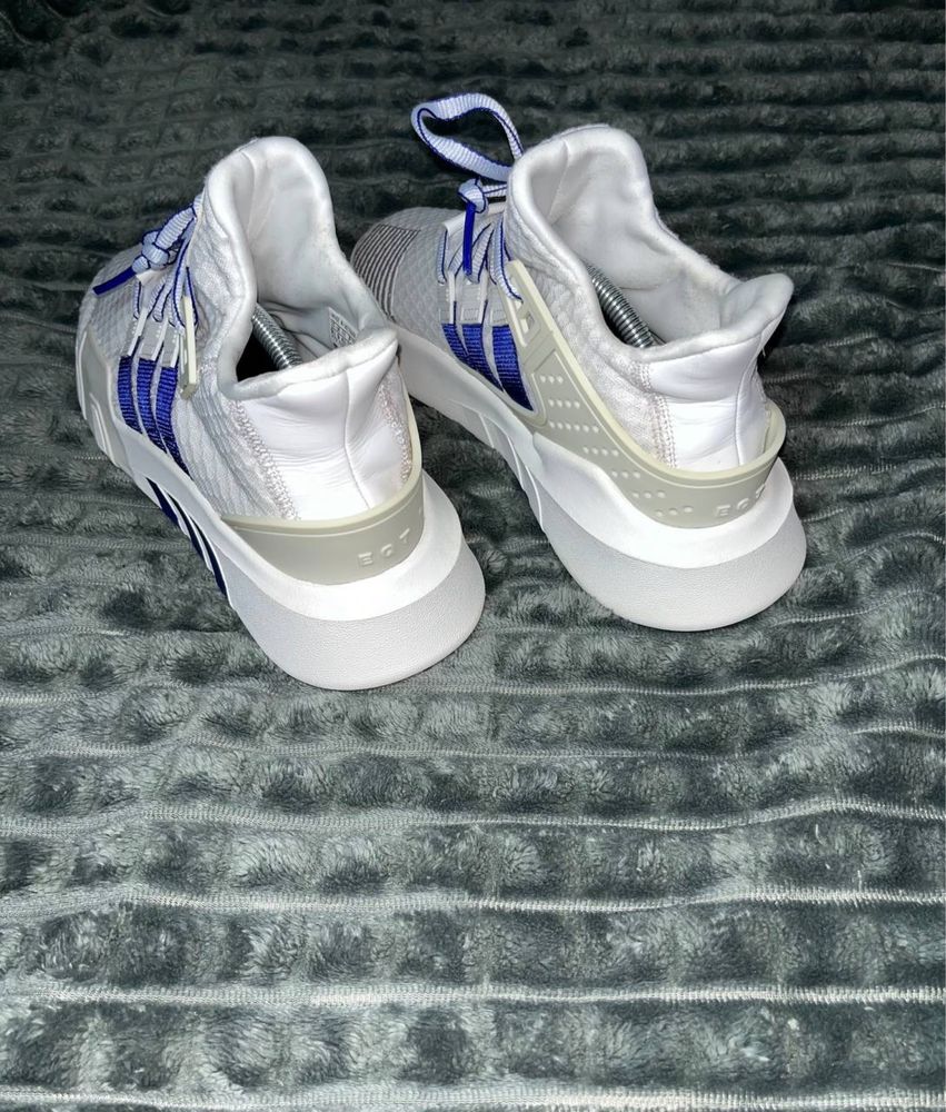 Adidas eqt bask adv white/active blue hotsell