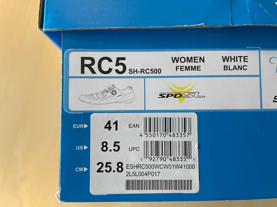 Buty szosowe Shimano RC5 SH-RC500 Women 41 Białe