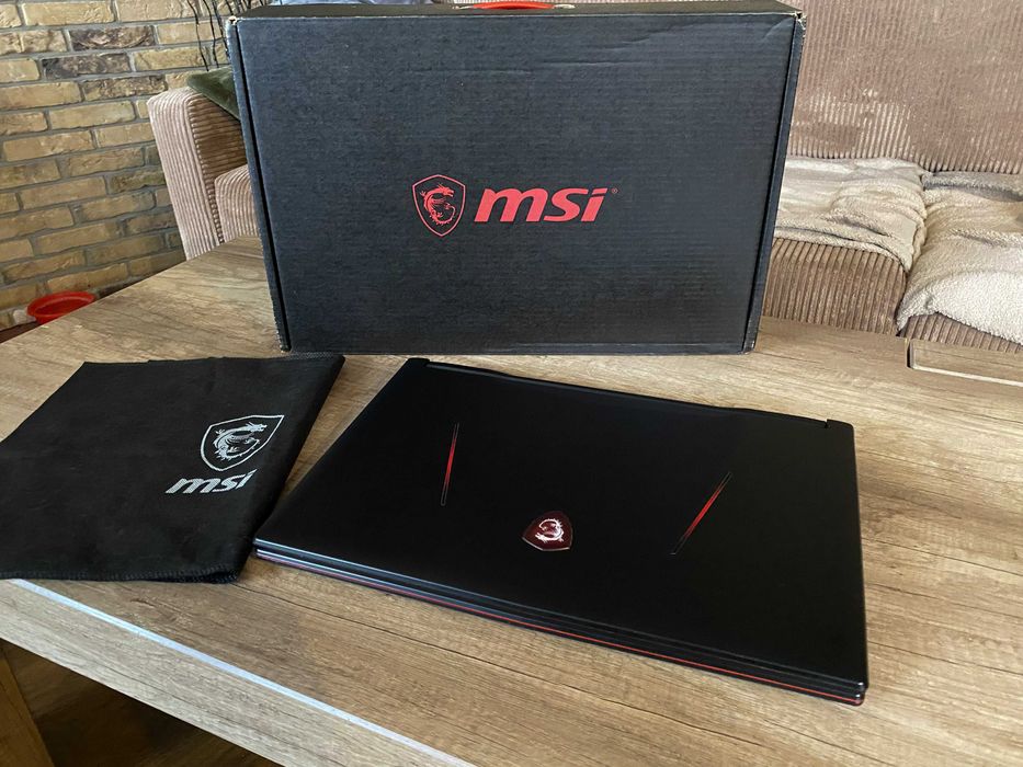 Laptop Gamingowy MSI GL73 8RC 17,3" I7-8750H | 16GB RAM | GTX 1050 4GB | SSHD 1TB | Komplet Świetny Stan