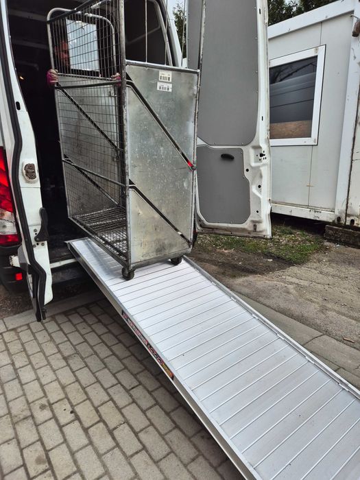 Rampa najazdowa 2,5m x 75cm z ogranicznikiem | Dostawa w 24h