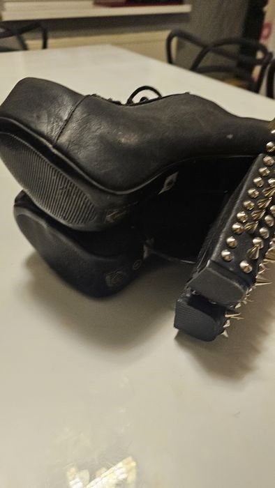 #Super buty damskie czarne ekstrawaganckie 40