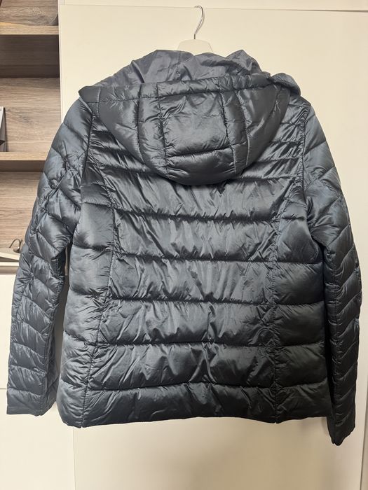 Куртка Reserved з капюшоном, розмір 38, сіро-синя