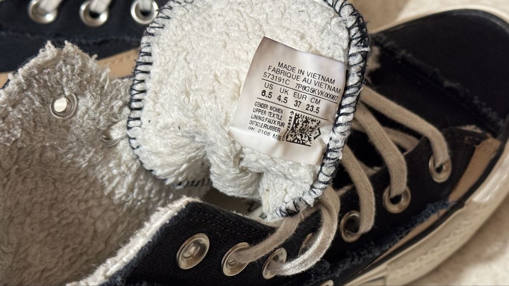 Converse утеплені, 37 розмір