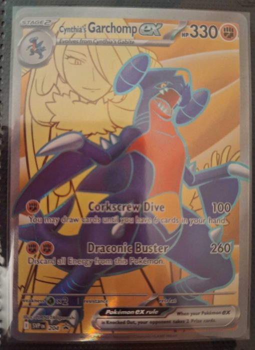 Pokemon Cynthia's Garchomp ex (SVP 204)
