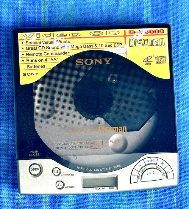 Sony D-V8000, CD player,